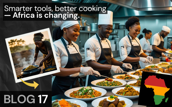 Blog#17: From Firewood to Smart Kitchens: How Africa’s Food Scene Is Cooking Smarter